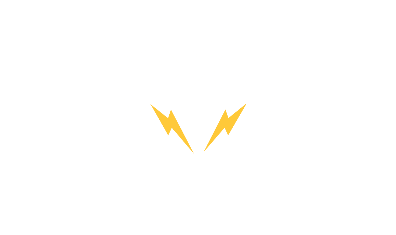 Chaotic logo design process showing demon face and tail development stages